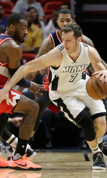 Dragic scores 34, Heat beat Wizards 112-101 to snap slide (Dec 12, 2016)